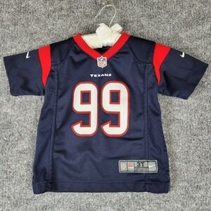 Nike Houston Texans JJ Watt 99 NFL Jersey Kids Size 3T Navy Blue Red